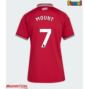 Manchester United Mason Mount #7 Tricou Fotbal Replică 2026-27 Femei Acasa